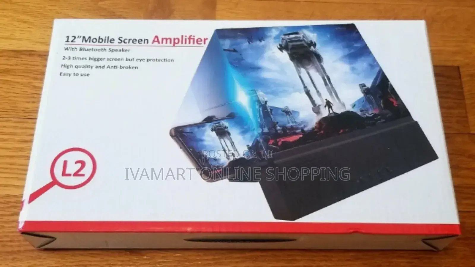 12 Inch Mobile Phone Screen Amplifier With a Bluetooth Speaker