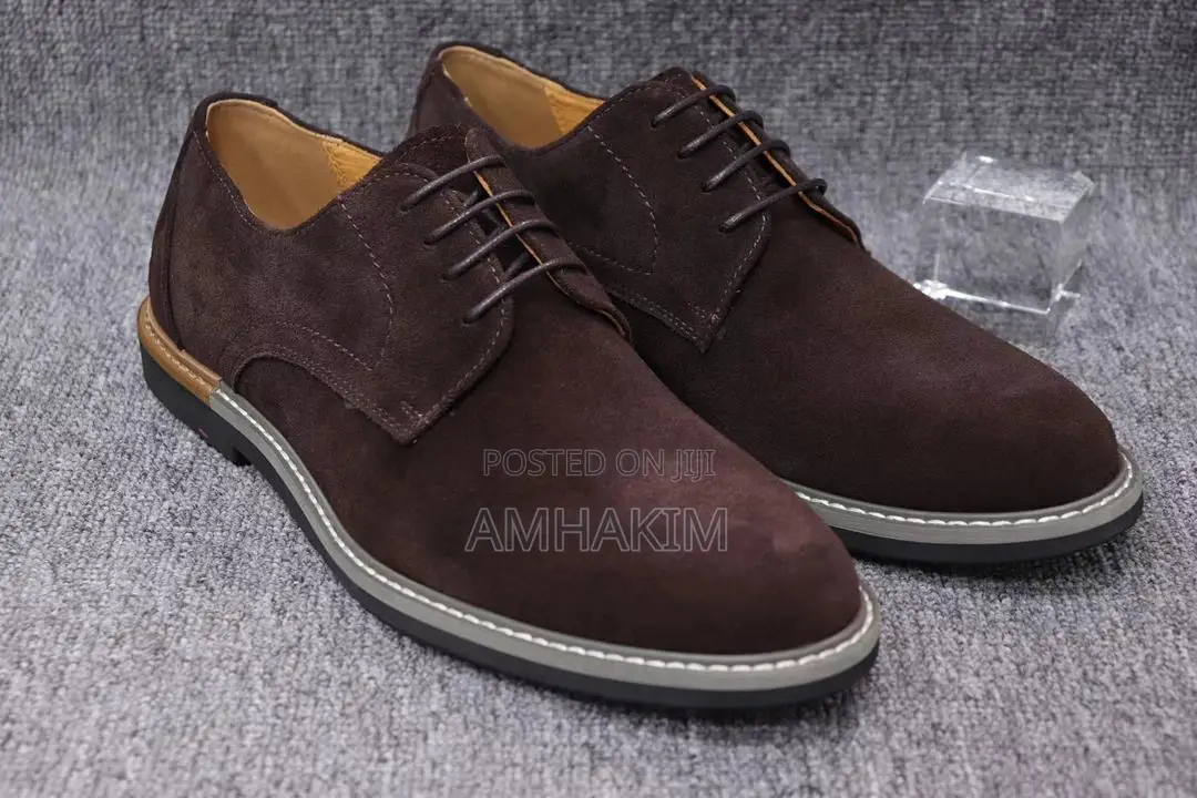 Classic Men Clarks Suede Plain Oxfords In Stock