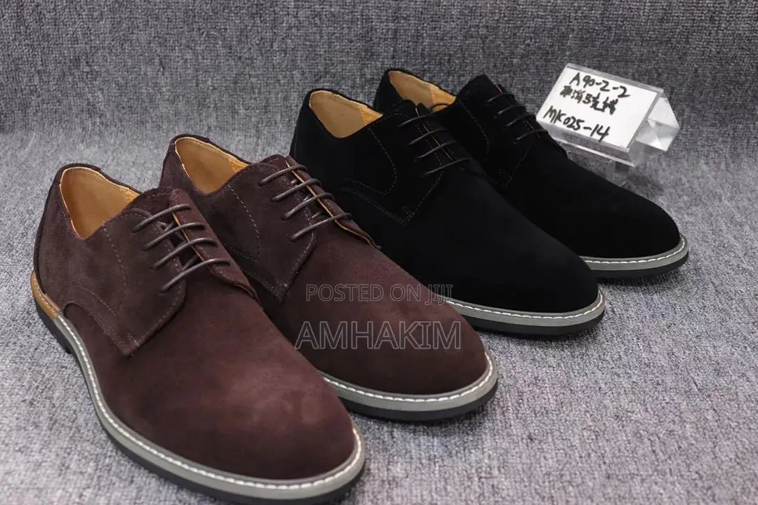 Classic Men Clarks Suede Plain Oxfords In Stock