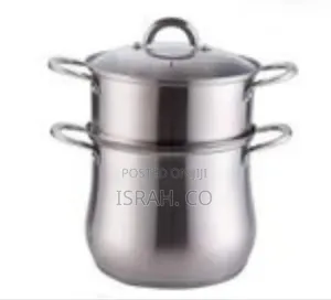 2 Tier Aluminum Non-electric Food Steamer For Steaming Matooke