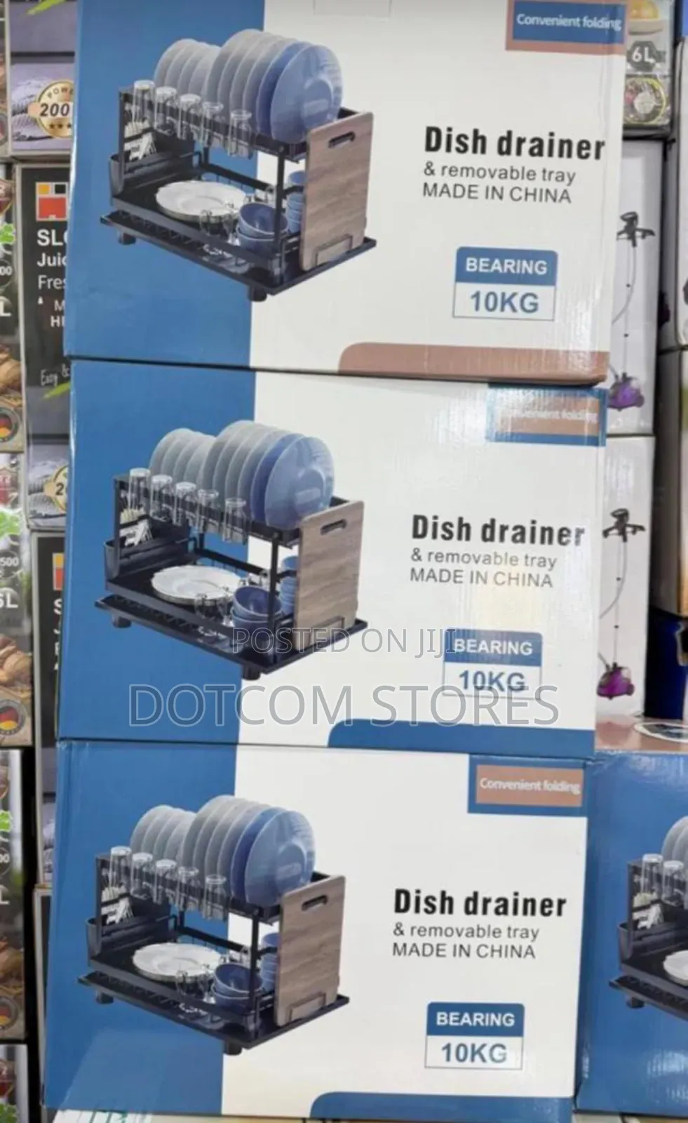 2-Tier Dish Drainer and Removable Tray