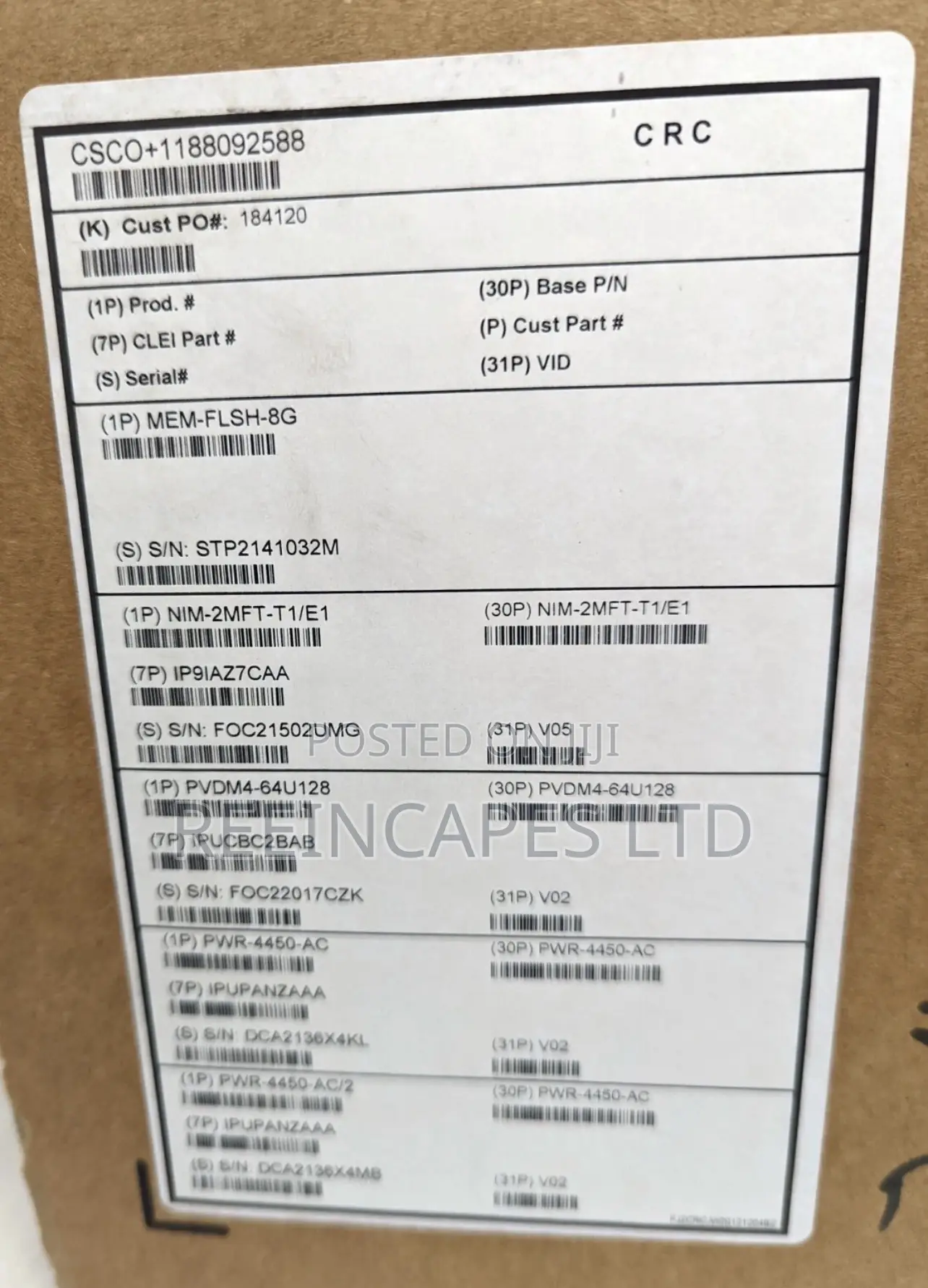 Cisco Router 4451