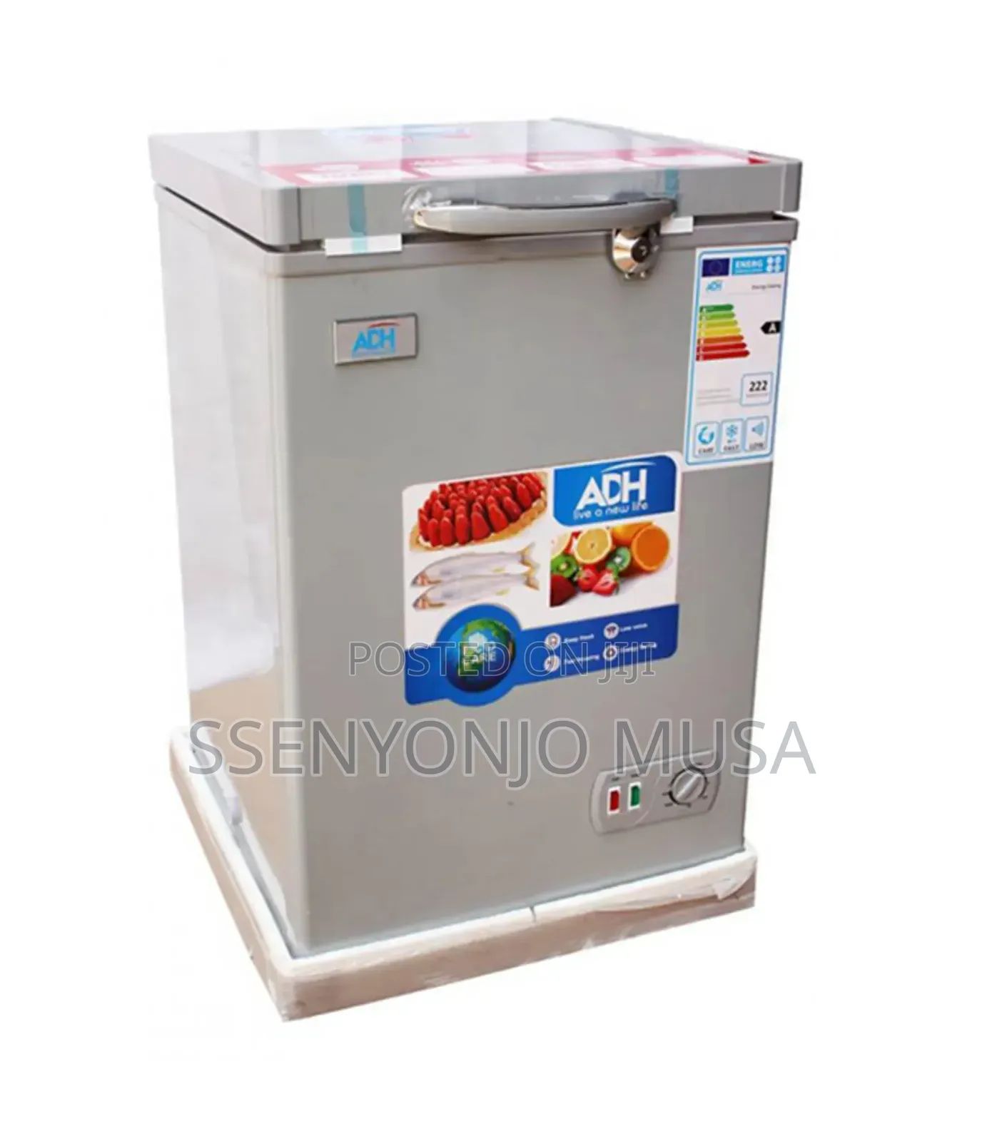 Adh 150l Chest Freezer | Gray | Large Capacity Storage