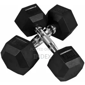 5kg Pair Hex Fitness Dumbells