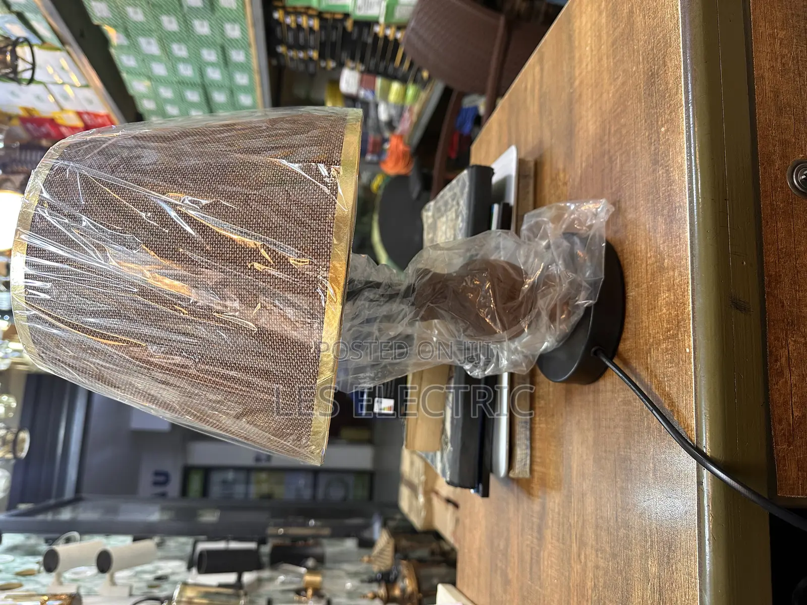 Bedside Lamp Brown