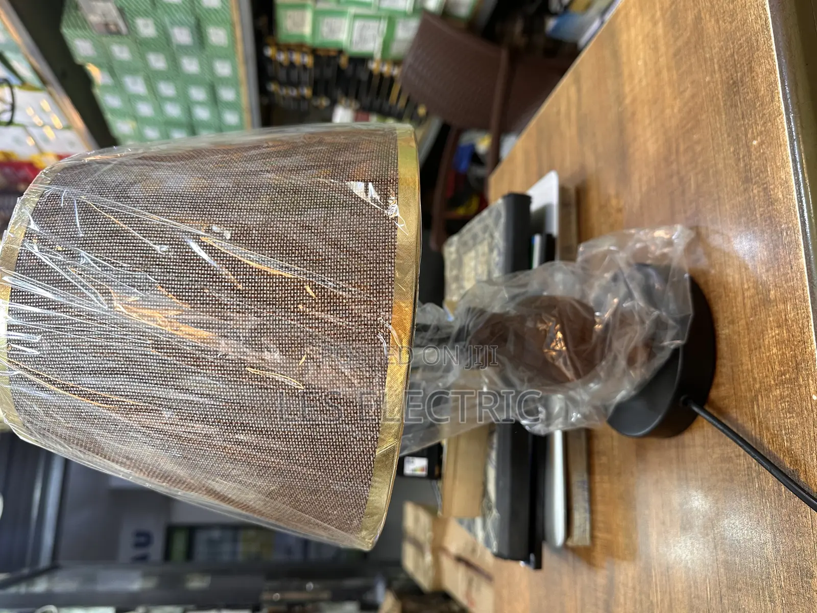Bedside Lamp Brown