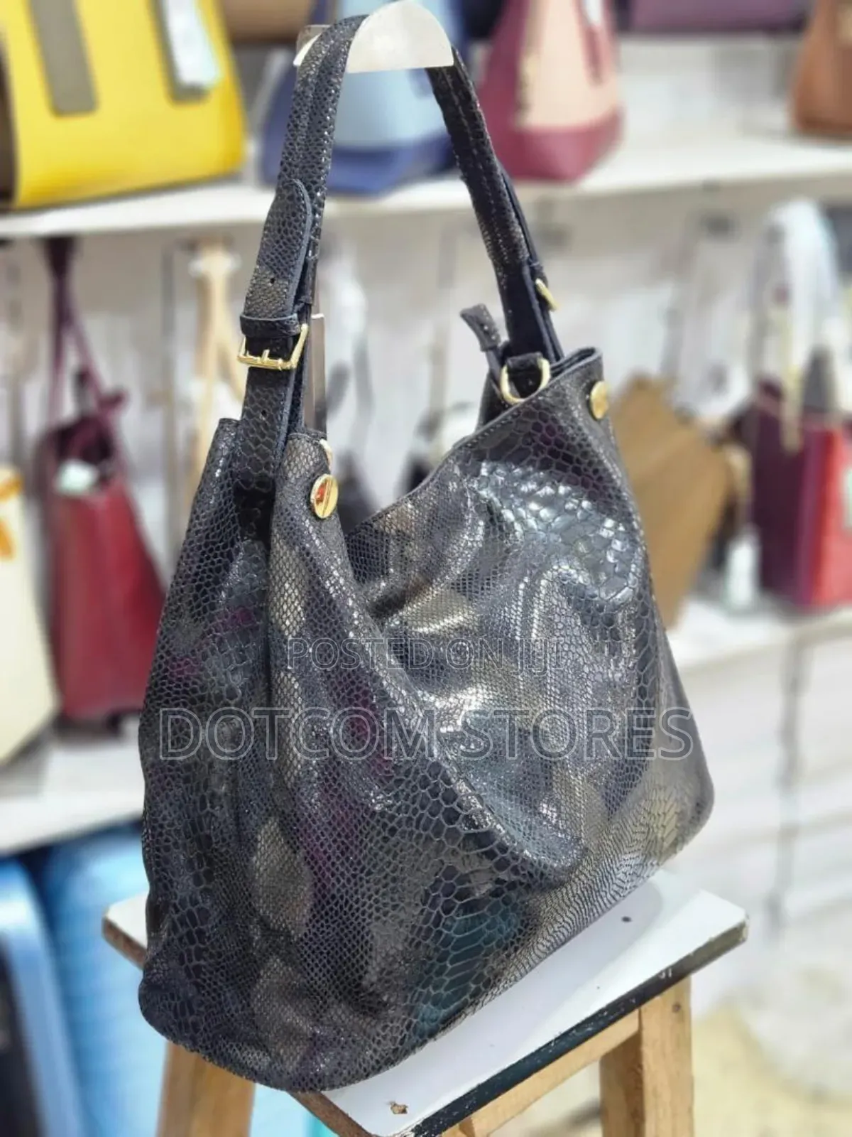 Leather Hobo Shoulder Bag