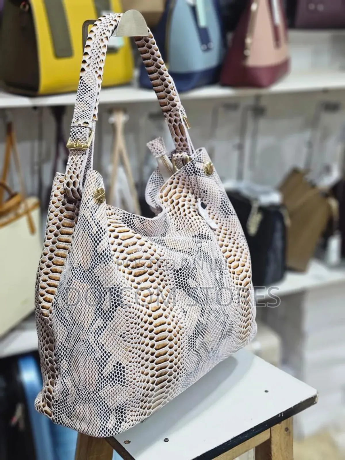 Leather Hobo Shoulder Bag