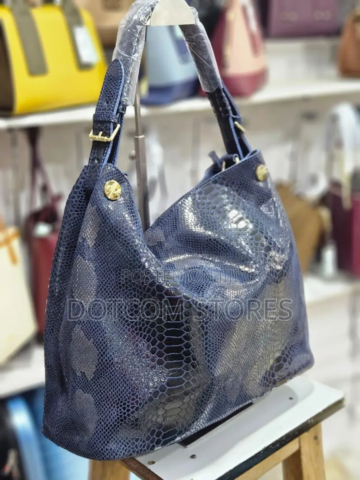 Leather Hobo Shoulder Bag