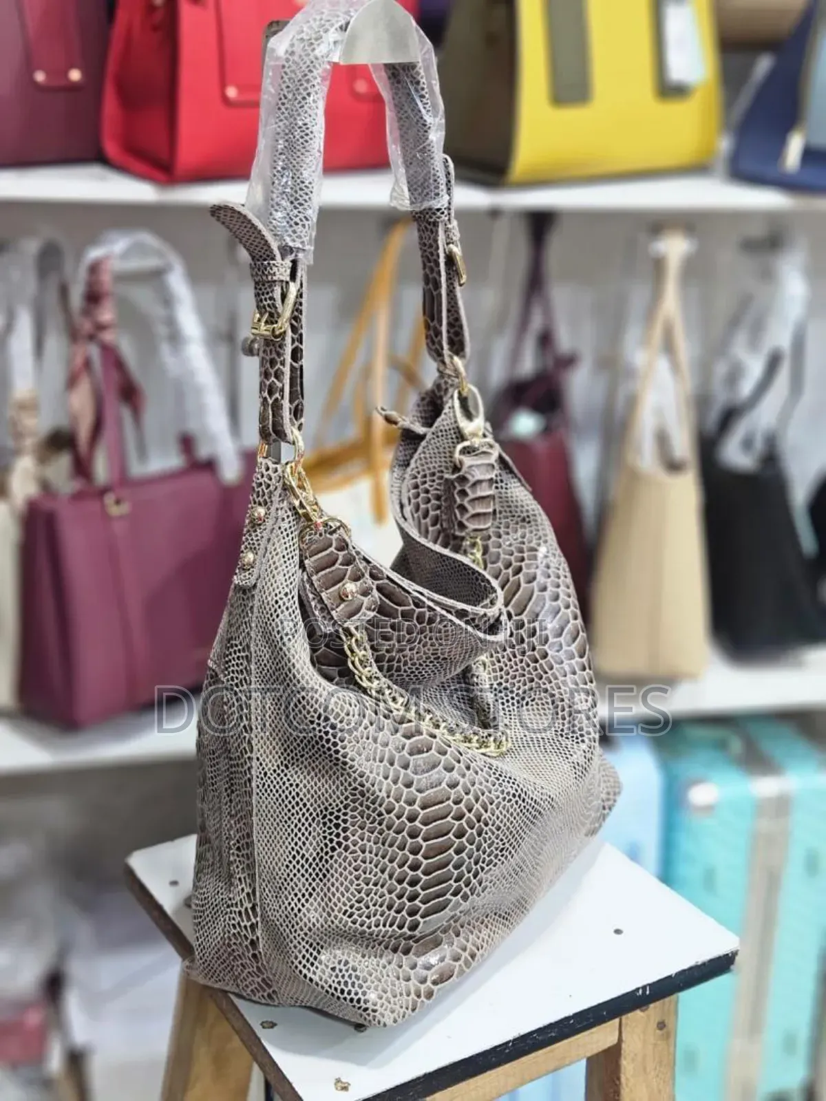 Leather Hobo Shoulder Bag