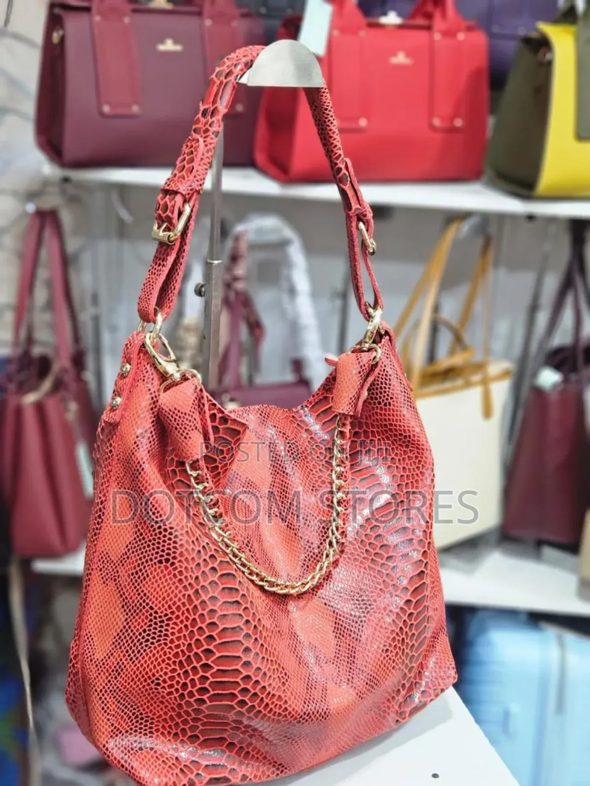 Leather Hobo Shoulder Bag