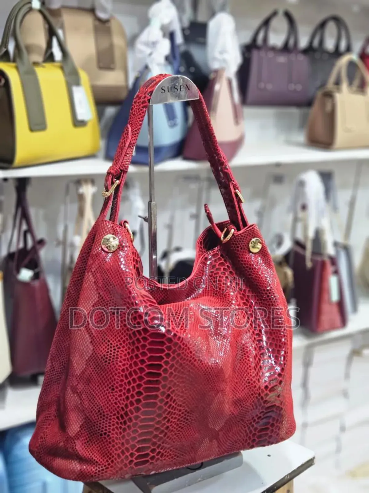 Leather Hobo Shoulder Bag