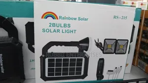 Rainbow Solar Rs-215 Portable Solar Lighting System.