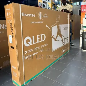 Hisense 75" Inch Ultra Hd 4k Smart Qled Tv With Built-in Wifi - Black