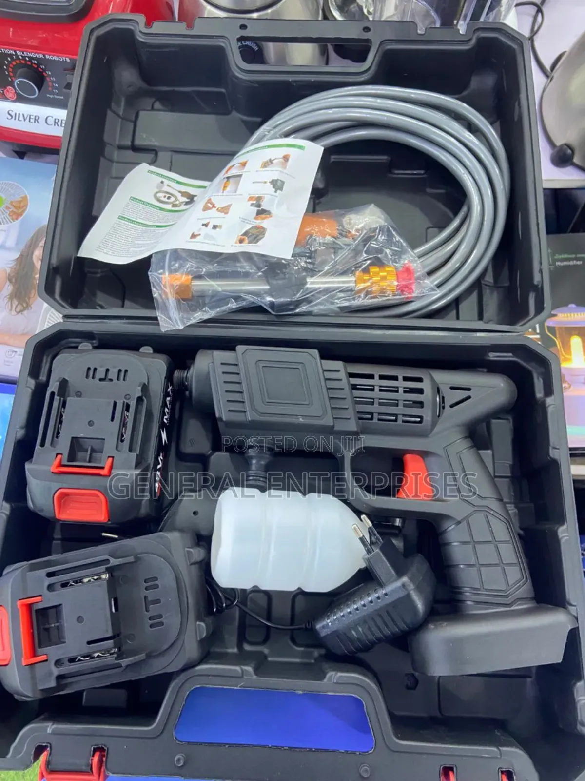 Cordless Pressure Washer With 2 Batteries
