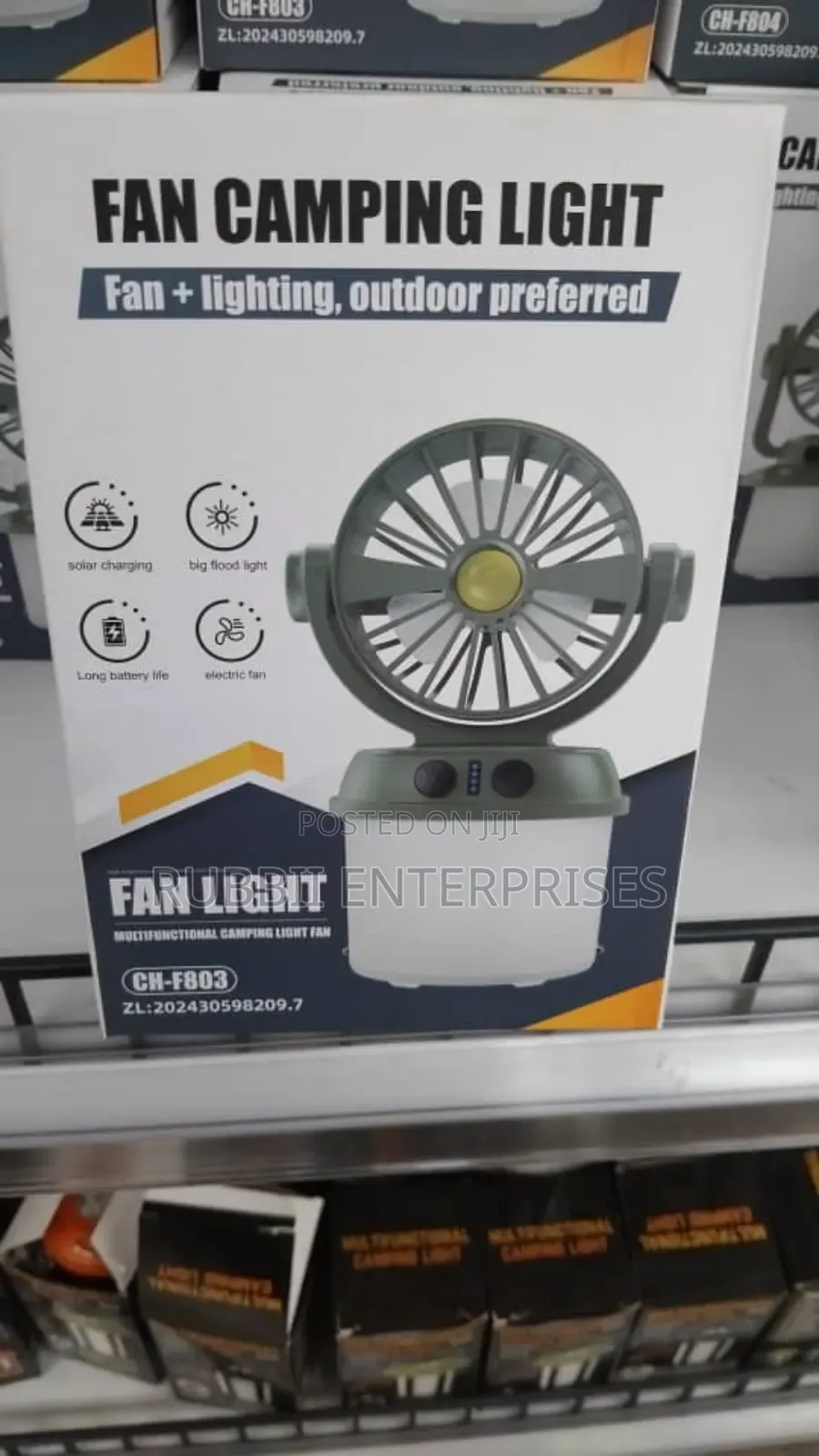 Fan Camping Light