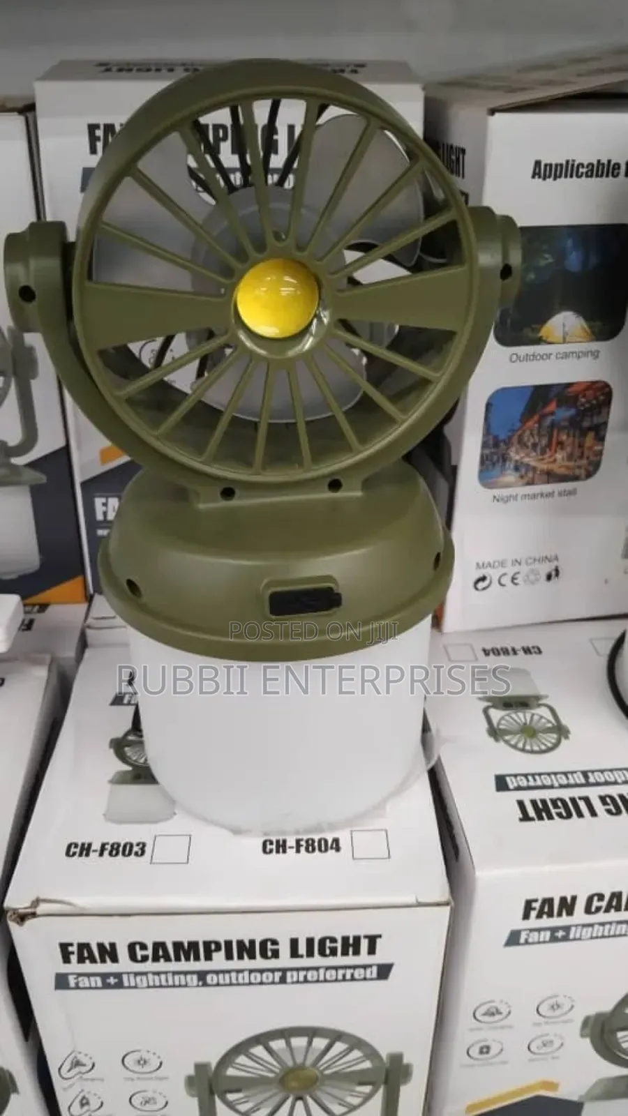 Fan Camping Light