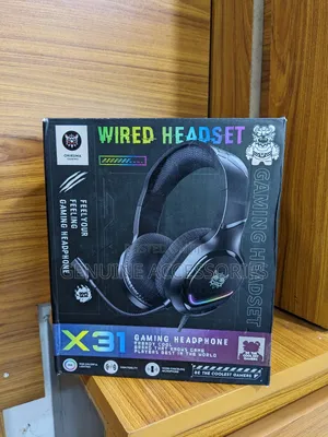 X31 Gaming Headphones With RGB Lights