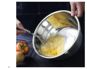 Set of 5 Stainless Steel Salad Bowls