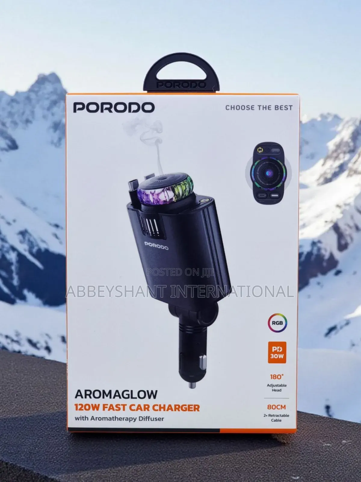 Fast Car Charger With Aromatherapy Diffuser /120w Car Charger