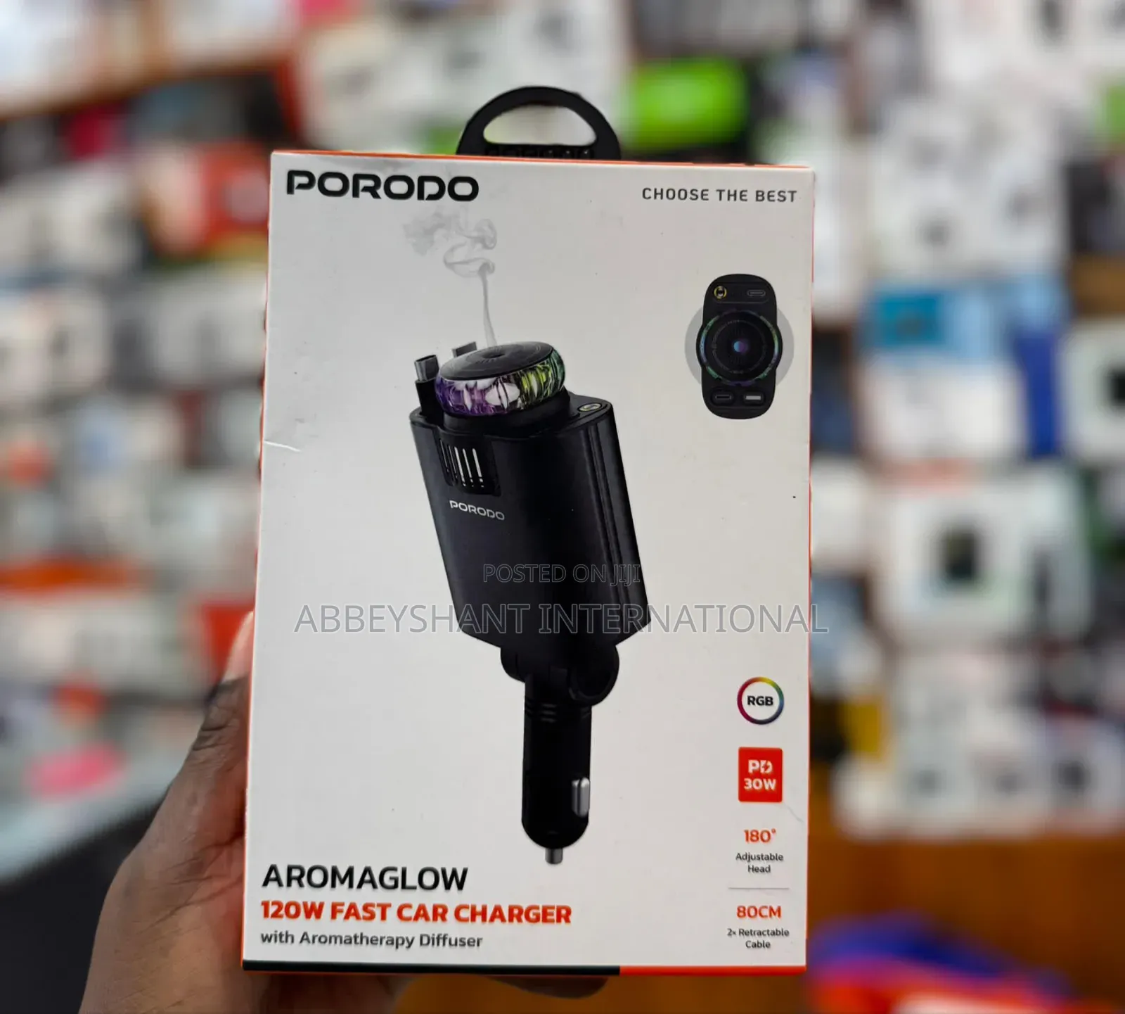 Fast Car Charger With Aromatherapy Diffuser /120w Car Charger