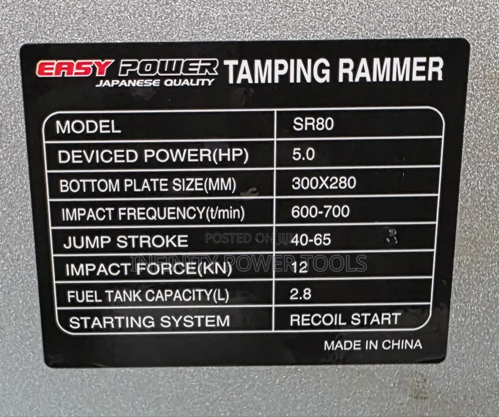 Jumping Compactor(Easy Power)