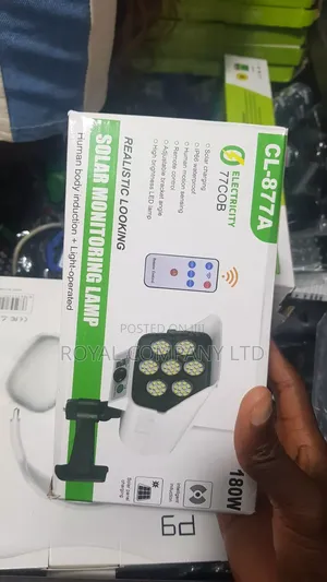 Solar Monitoring Lamp