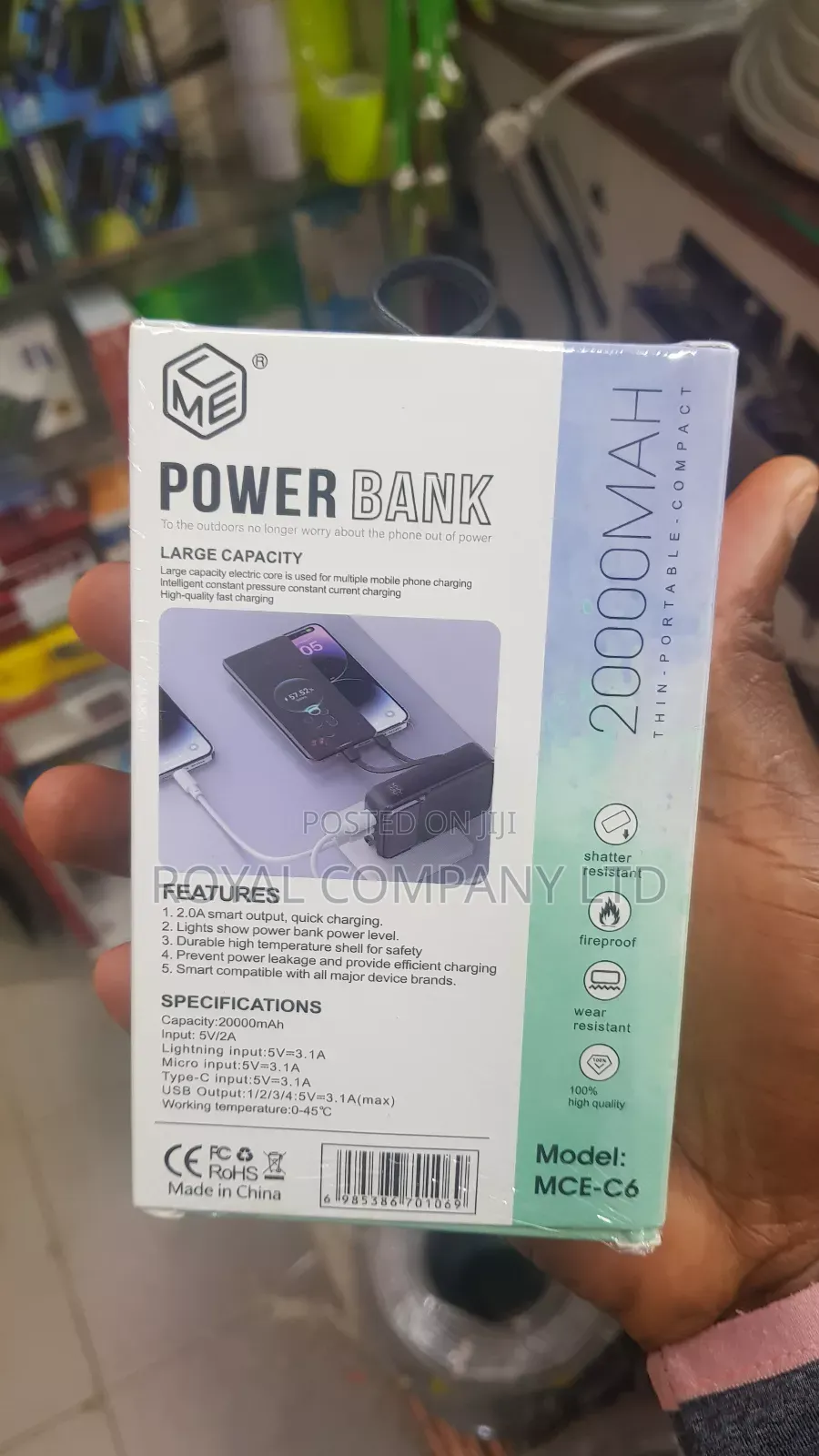 Powerbank 20,000mah