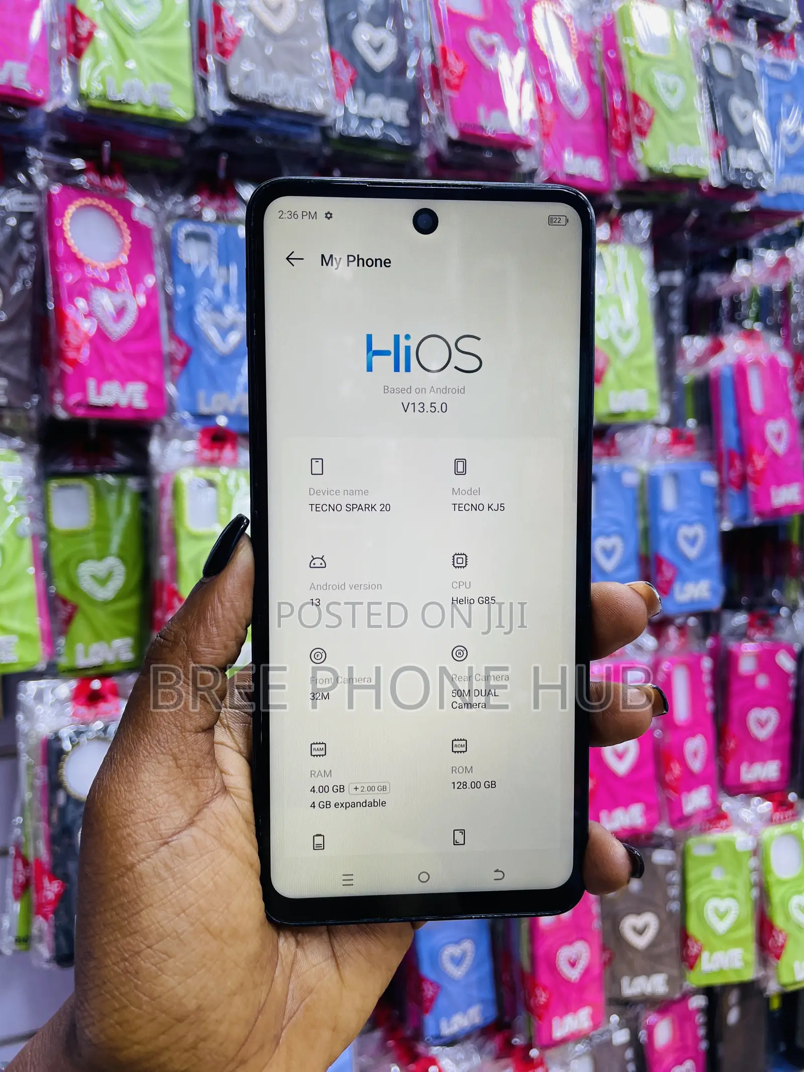 Tecno Spark 20 128 GB Black