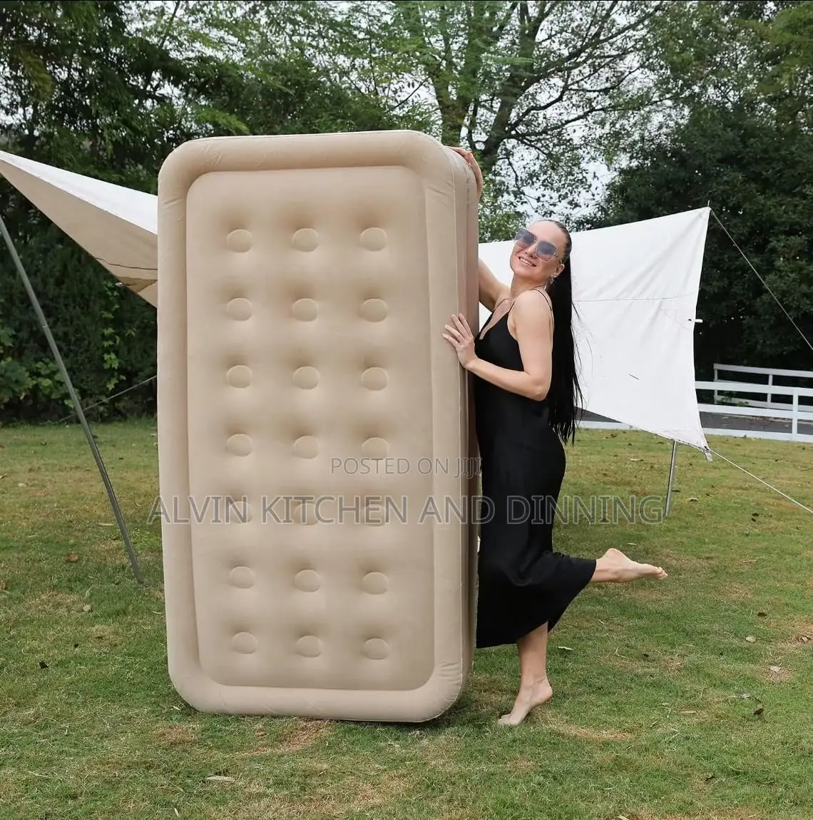 Inflatable Bed/Air Bed Single With Electric Pump