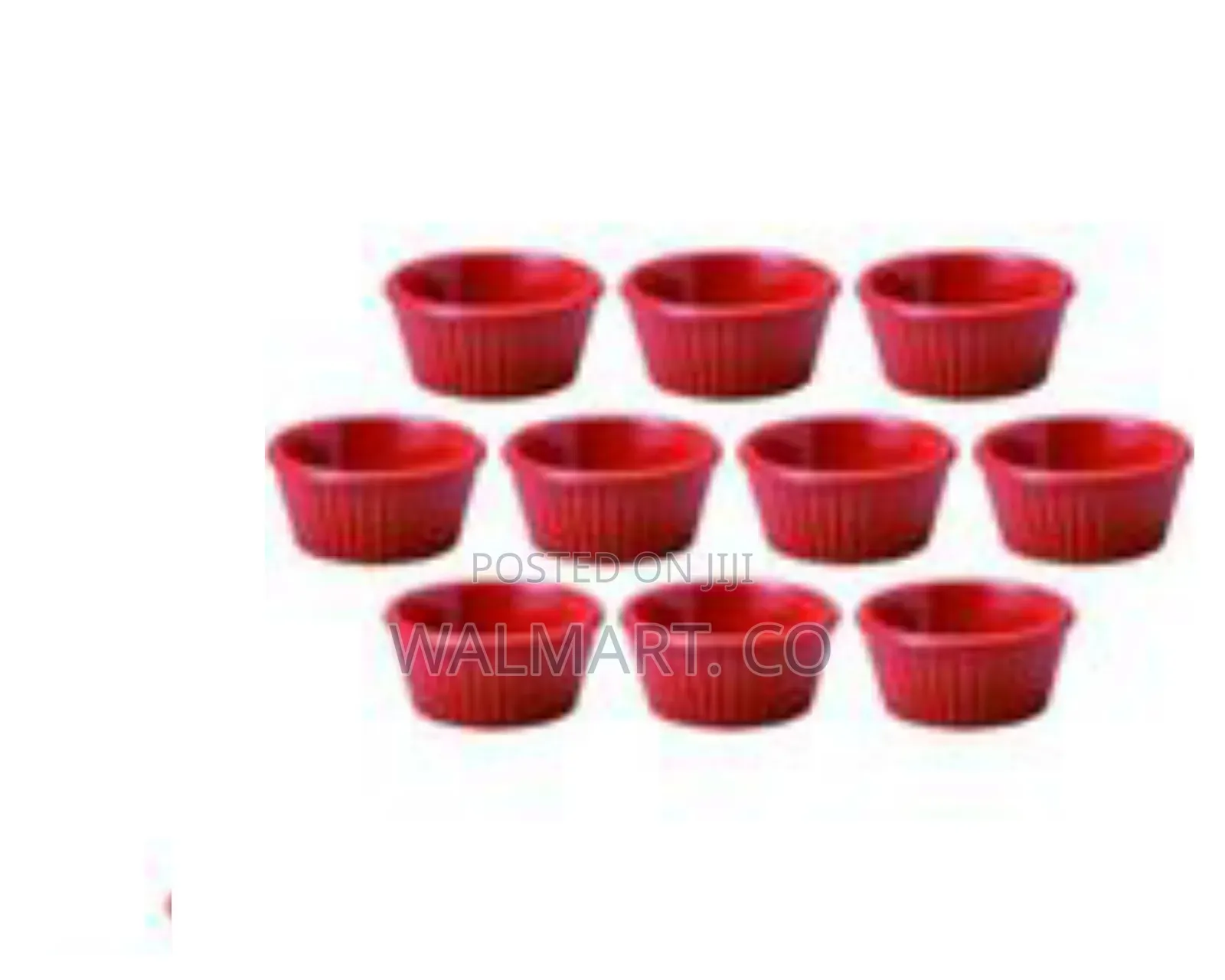 Ceramic Ramekin Set-Red