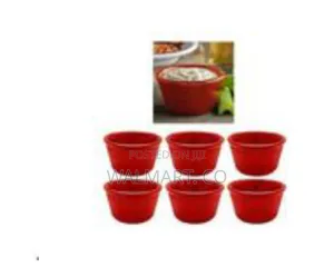 Ceramic Ramekin Set-Red