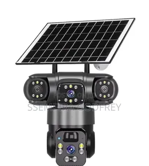 5g 4g Network 3lens CCTV Camera