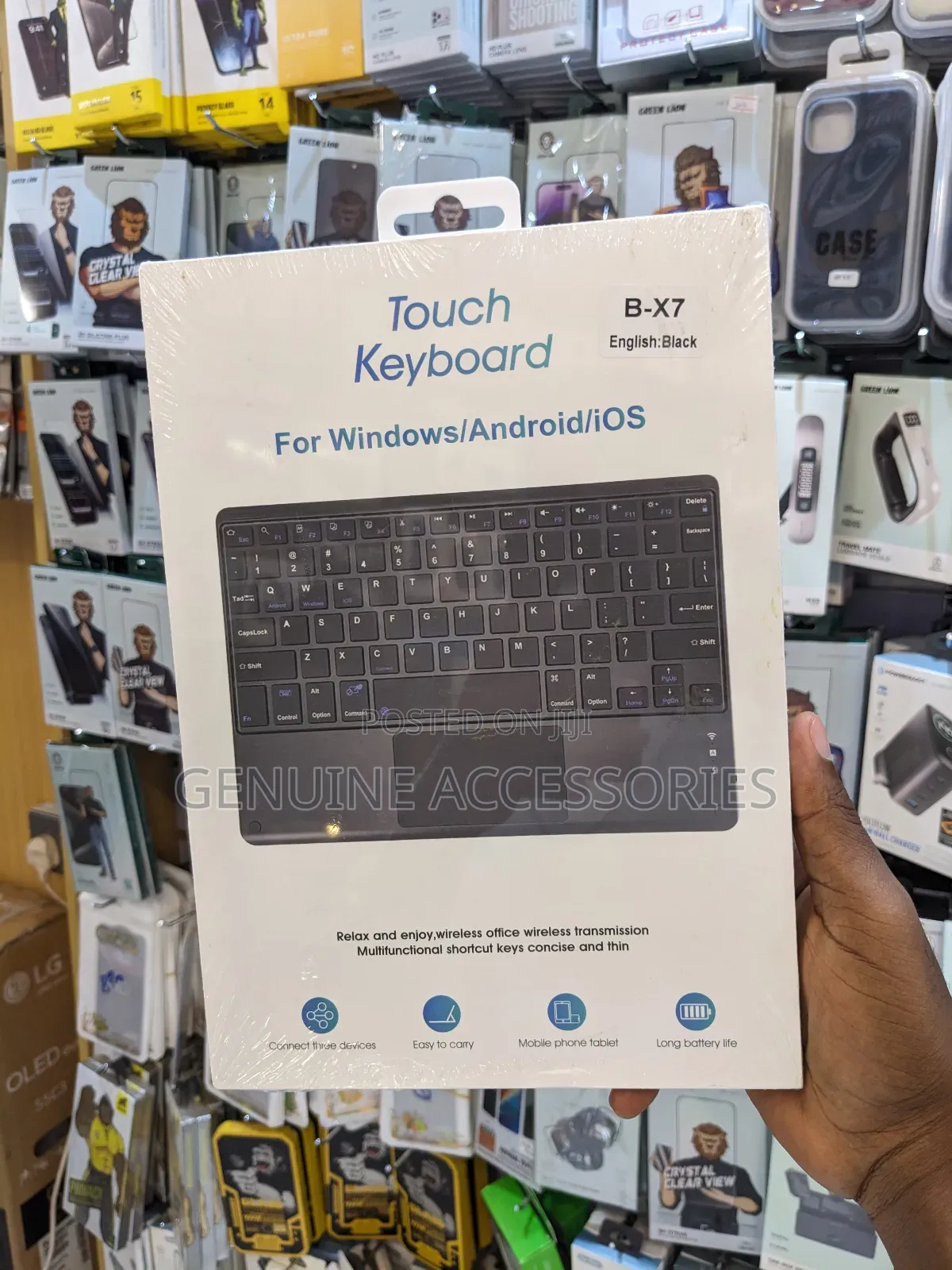 B-X7 Torch Keyboard for Windows/Android/Ios