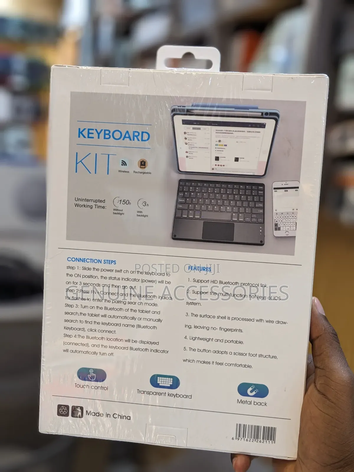 B-X7 Torch Keyboard for Windows/Android/Ios