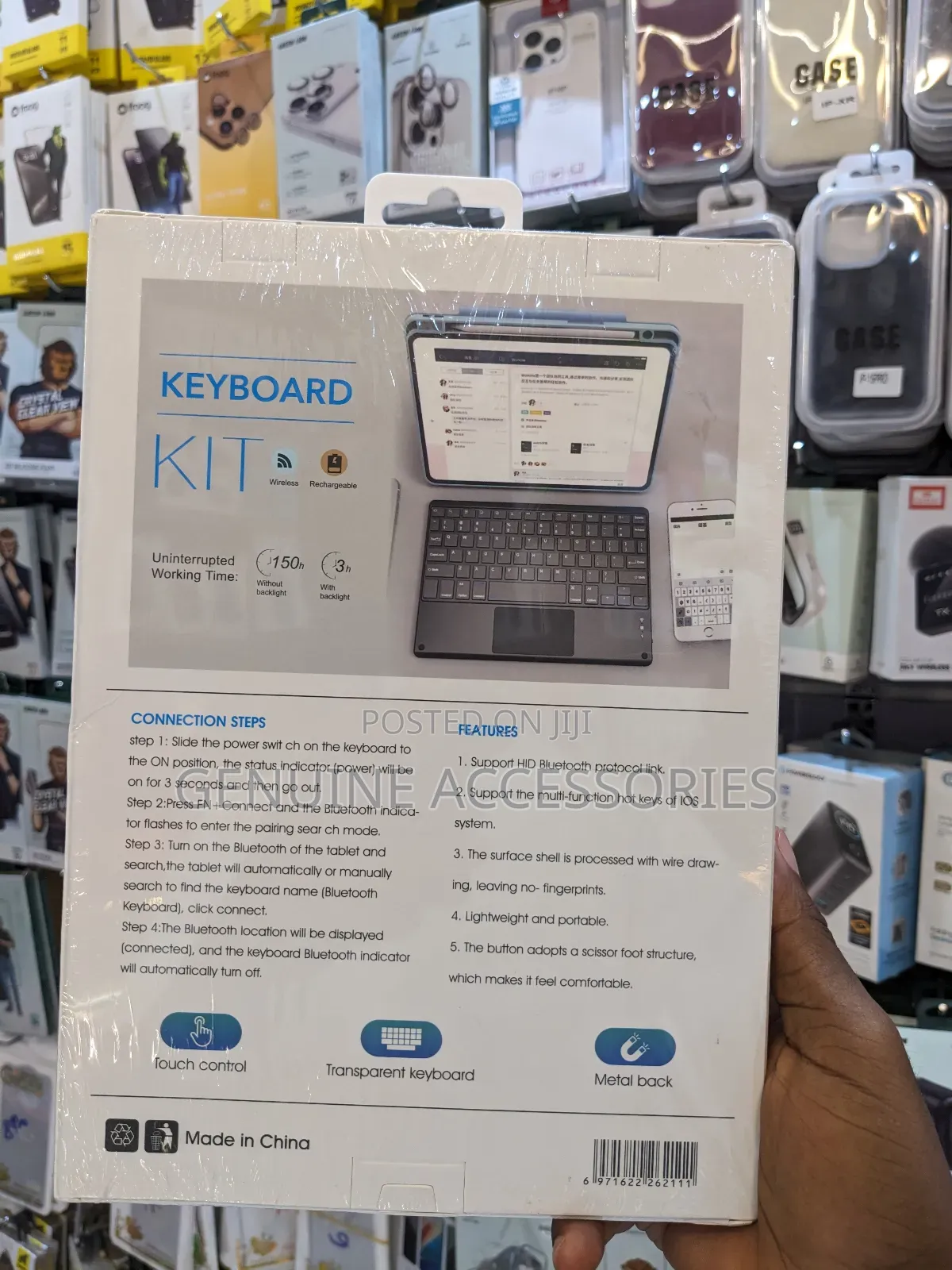 B-X7 Torch Keyboard for Windows/Android/Ios