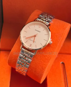 Pink Face Sliver Chrome Women's Automatic Time Piece at 20% Discount