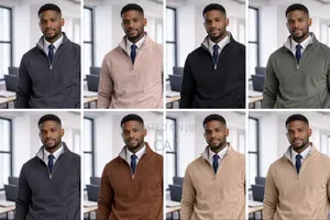 Office Quarter Zip Sweater