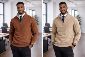 Office Quarter Zip Sweater