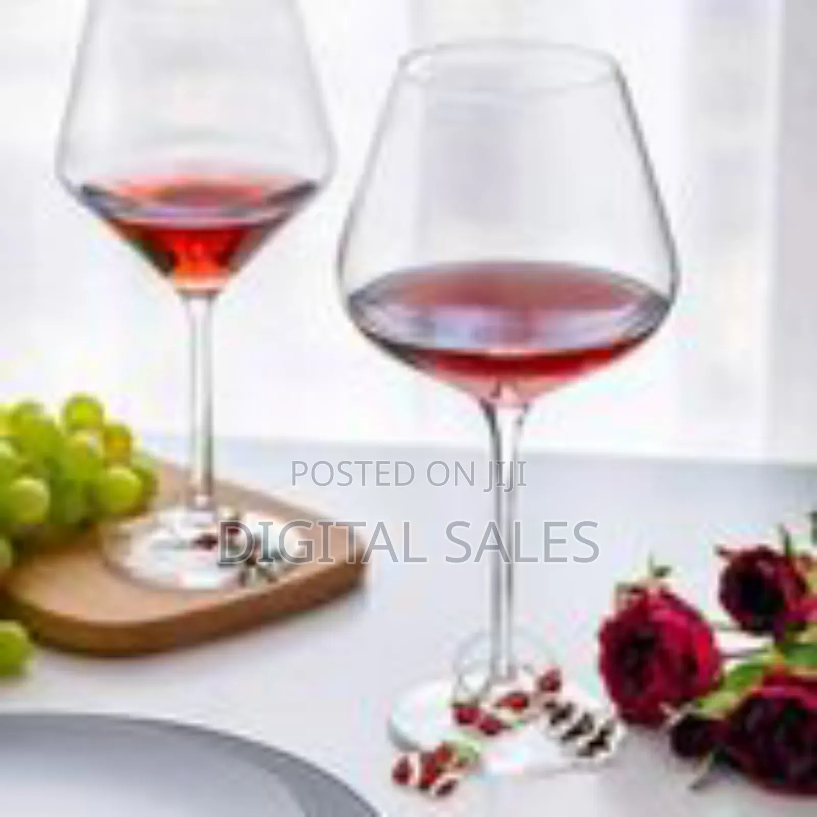 Set of 6 Holiday-Themed Wine Glass Charms