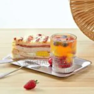 Set of 6 Elegant Ribbed Glass Tumblers