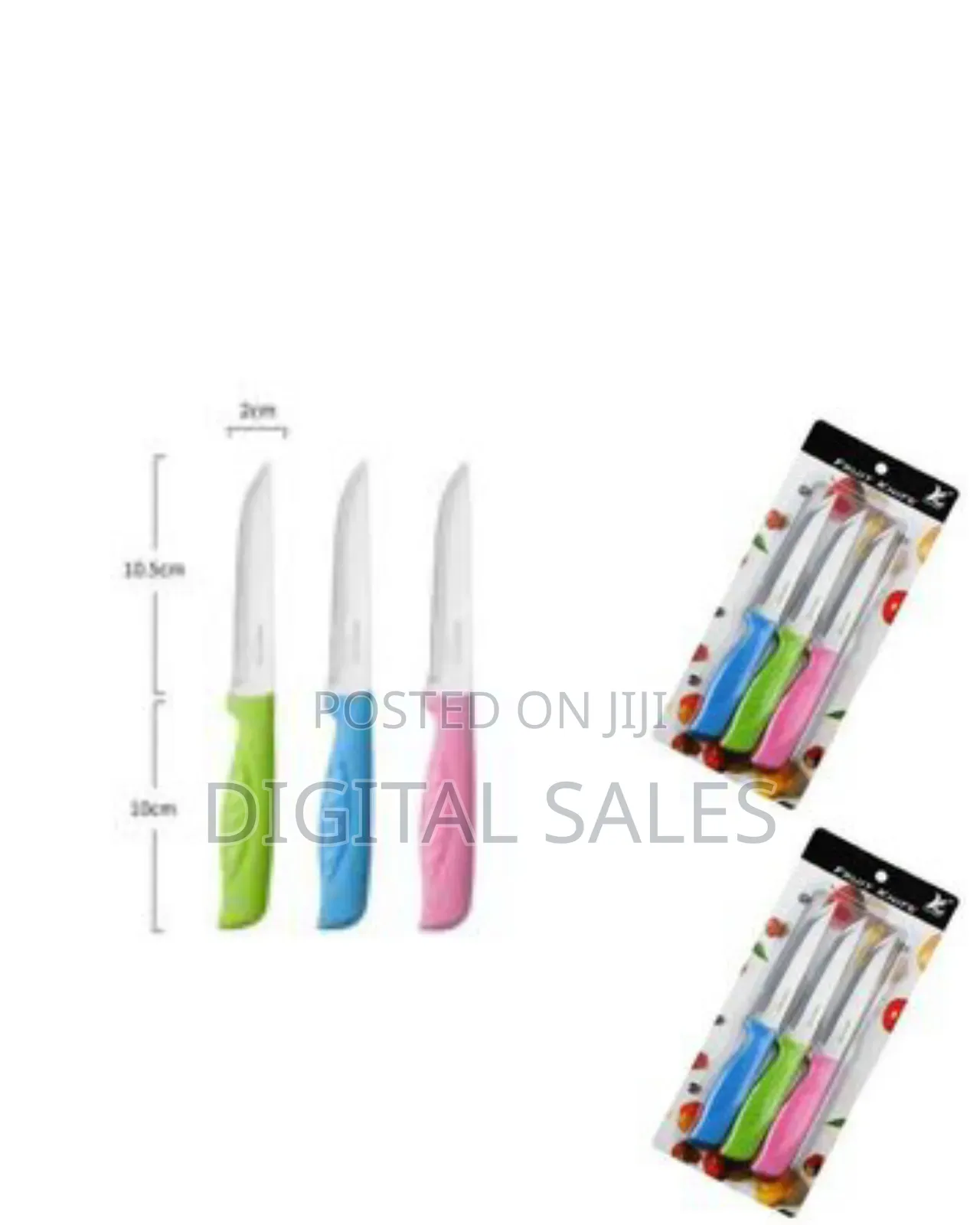 Pack of 6 Sharp Mini Knives