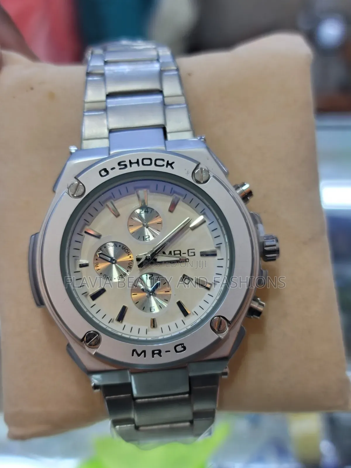 Mr.G Casio G-Shock White Face Watch