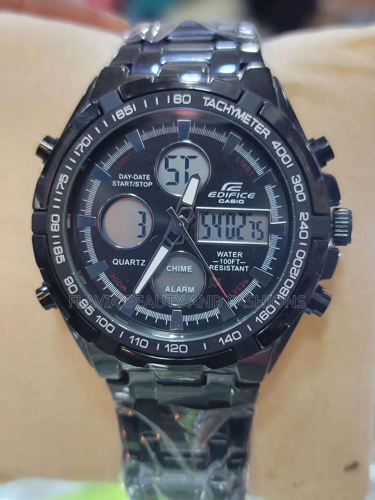 Edifice Casio Black Original Watch