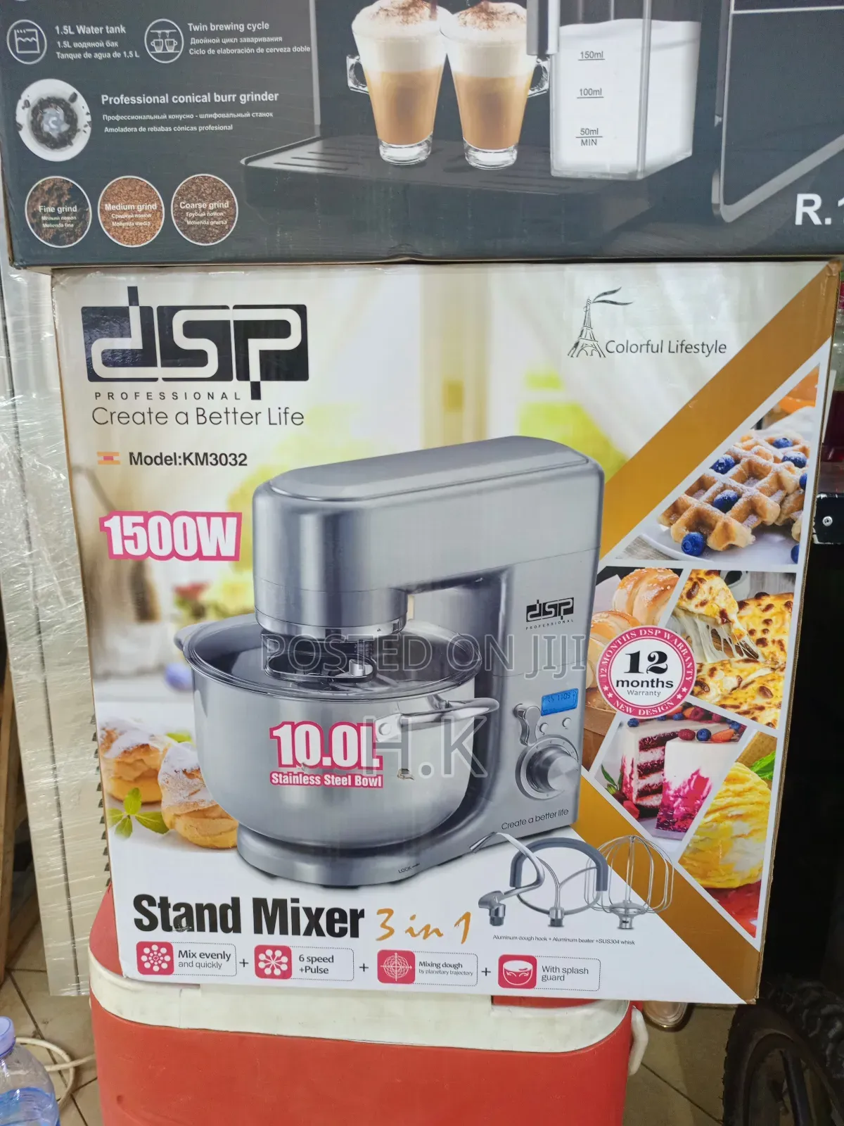 10l DSP 3-in-1 Stand Mixer
