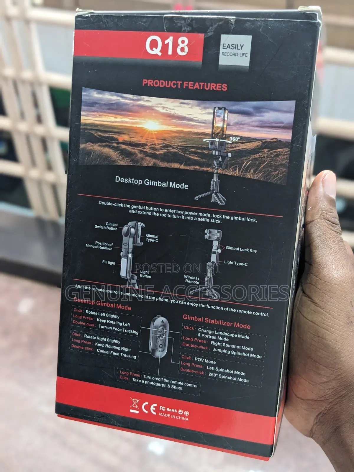 Gimbal Stabilizer Q18
