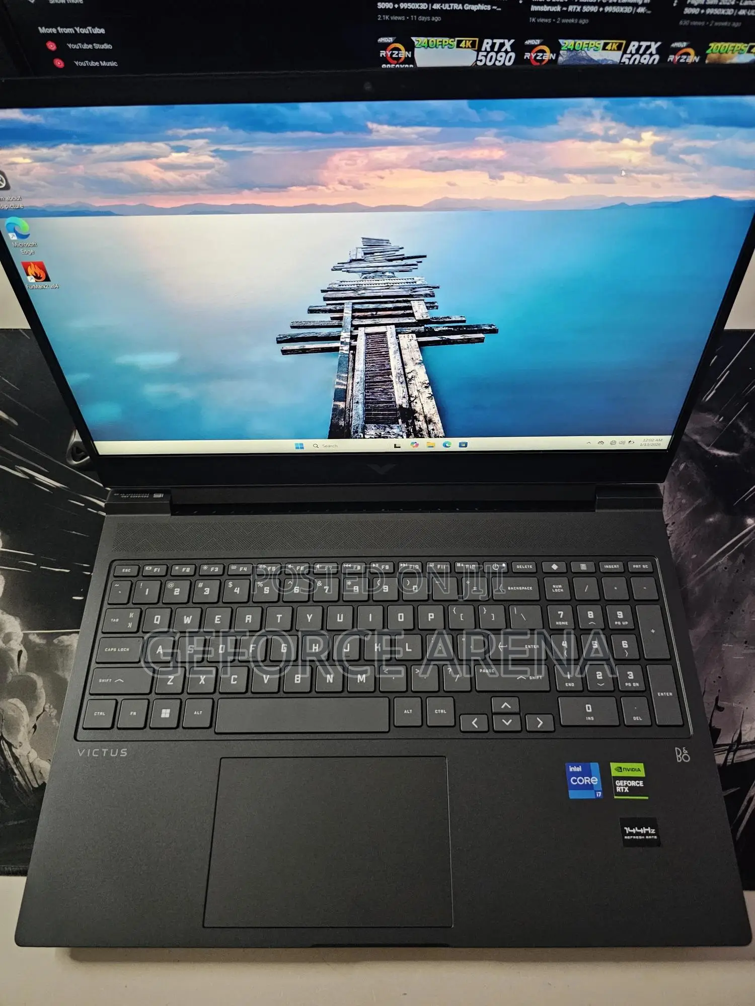 New Laptop HP Victus 16 32GB Intel Core I7 SSD 1T