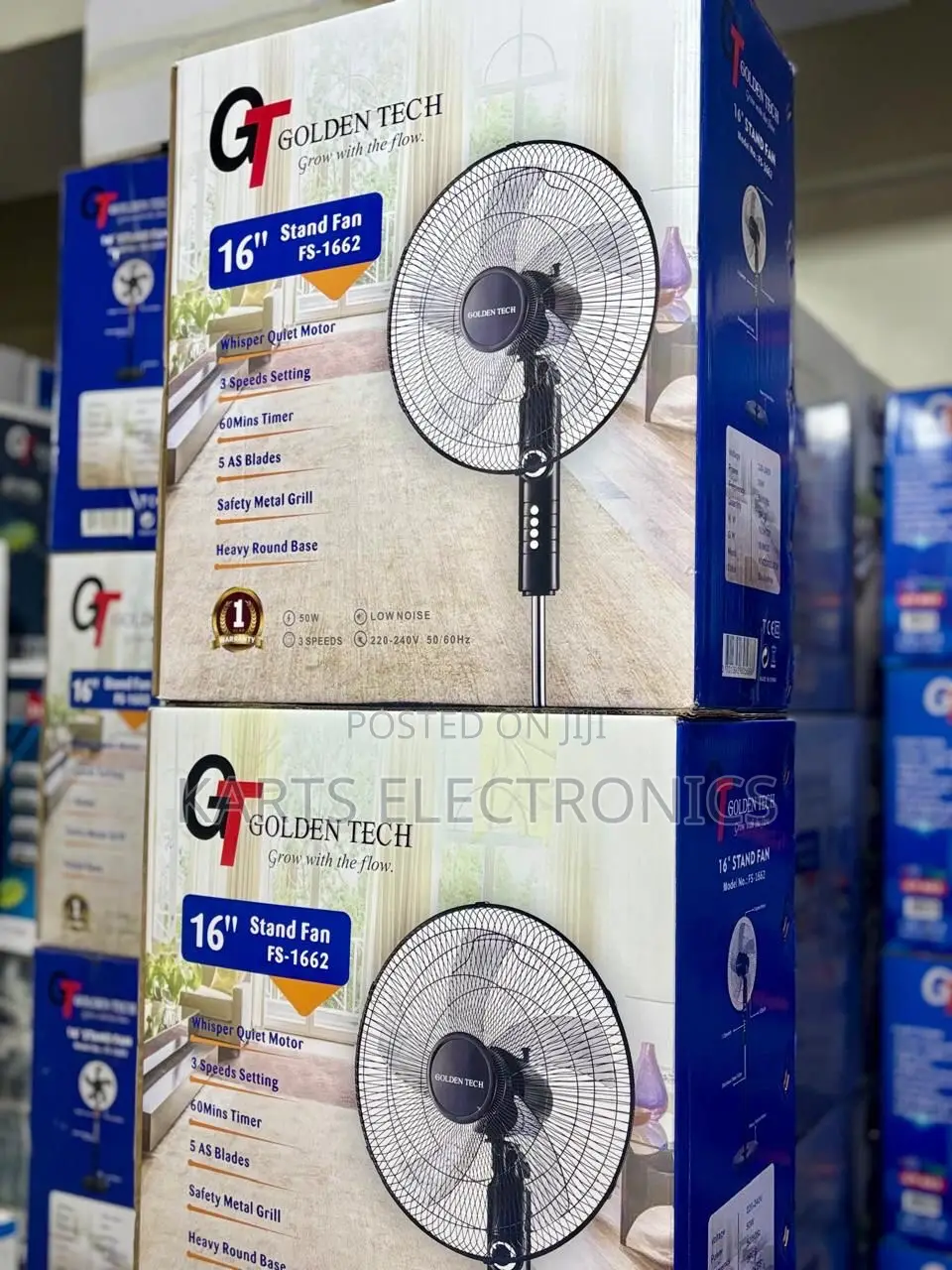 Golden Tech Wall Fan