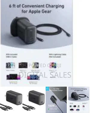 Fast Charger With a Usb-C to Usb-C Cable