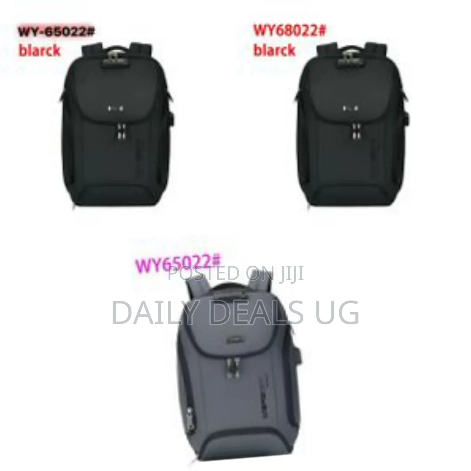 Waterproof Laptop Backpack Computer Bag - Multicolor